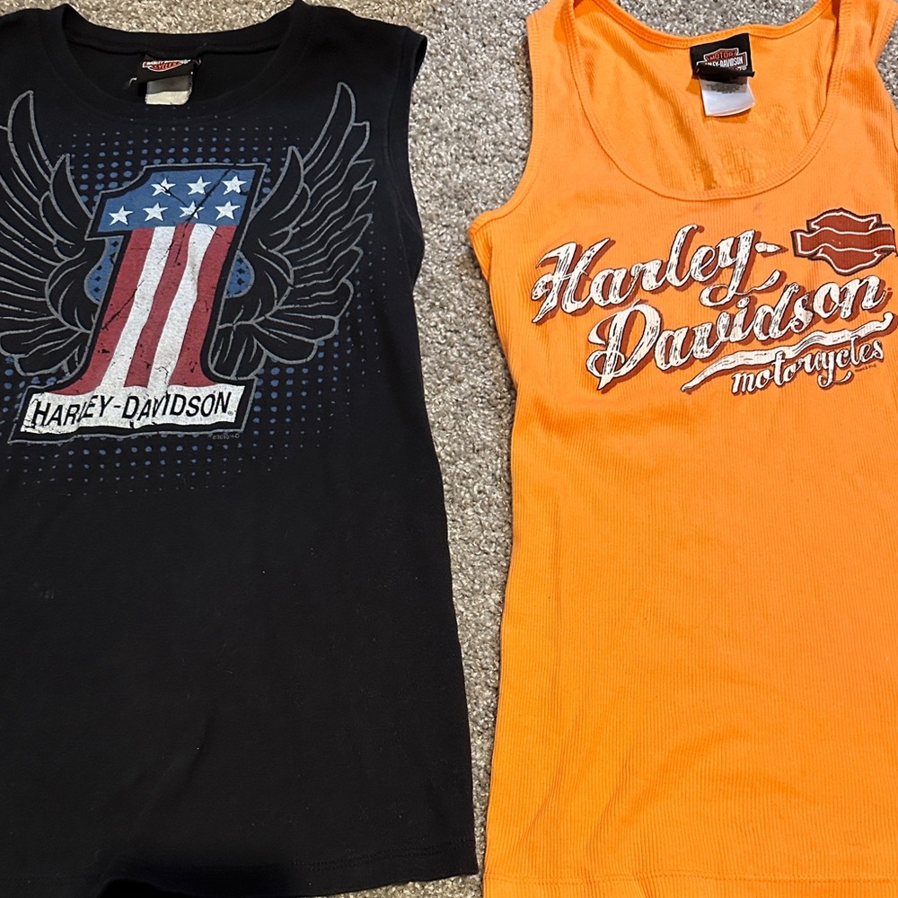 Lot of 3 Harley-Davidson Women’s Tank Tops-3 for a great price!